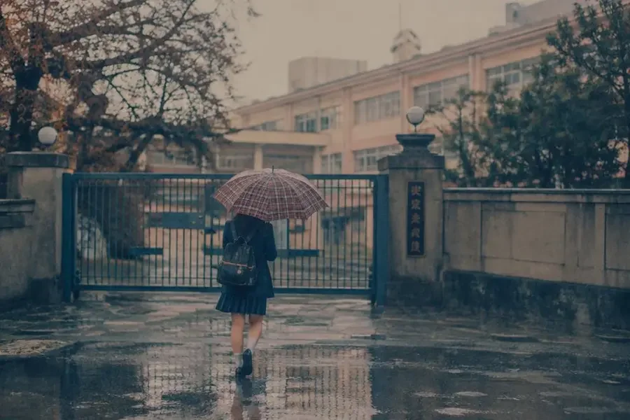 暗恋日记《下雨天他借了我一把伞》配图 - 黄果短剧